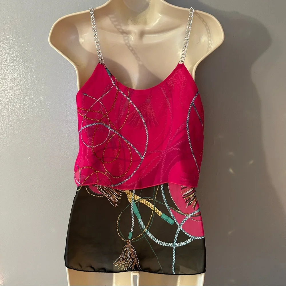 ESTAM colorful blouse Small - Picture 5 of 6